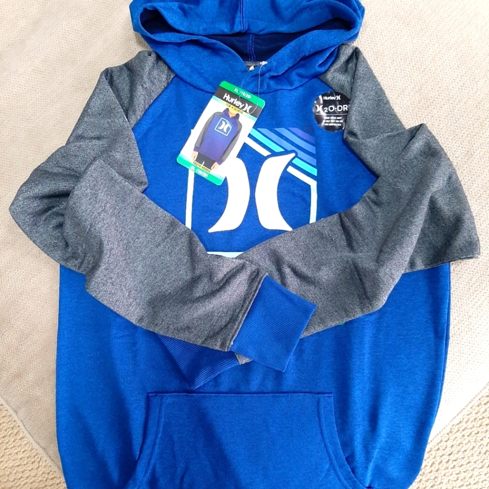 Hurley Brand  Youth Hoodie, Size 18/20. NEW WITH TAGS!